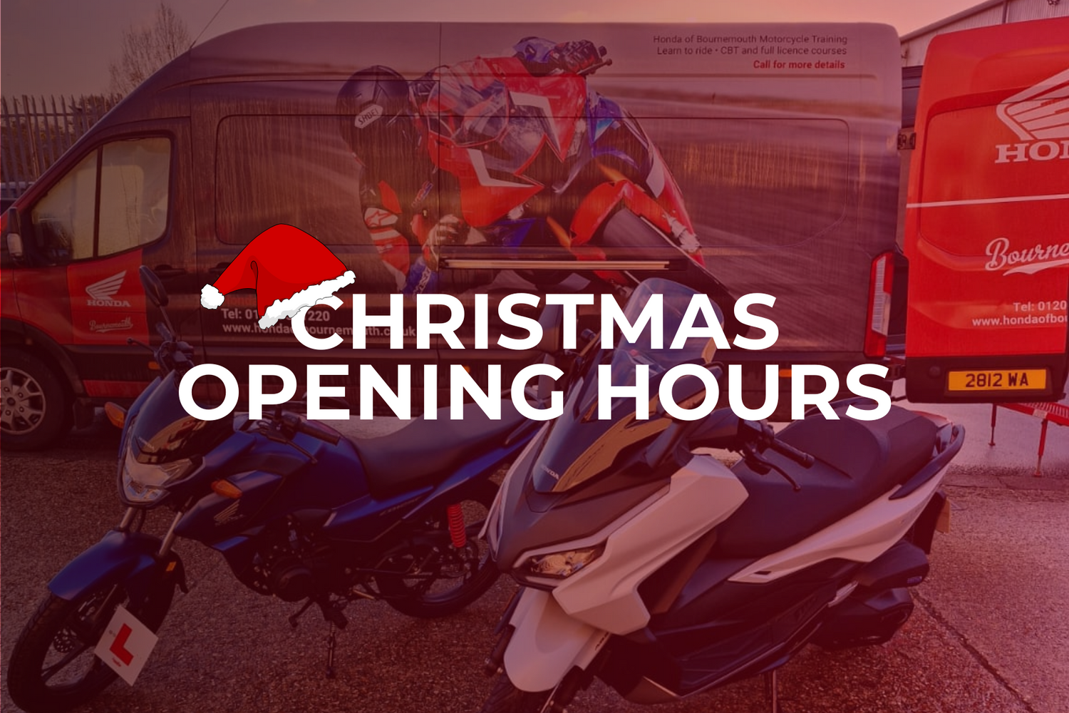 Christmas Opening Hours at Honda of Bournemouth