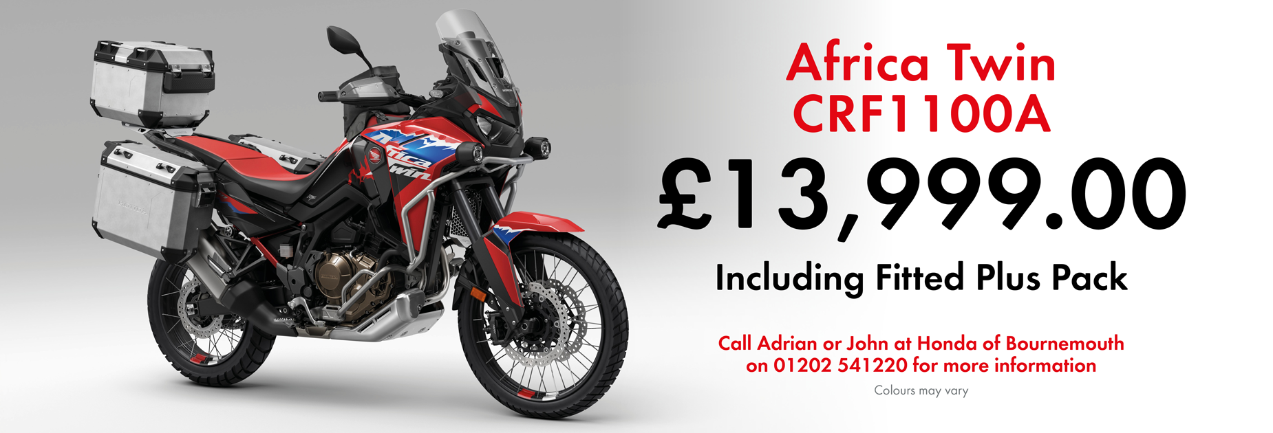 Honda Offers, Africa Twin, Honda of Bournemouth, New Bikes in Dorset