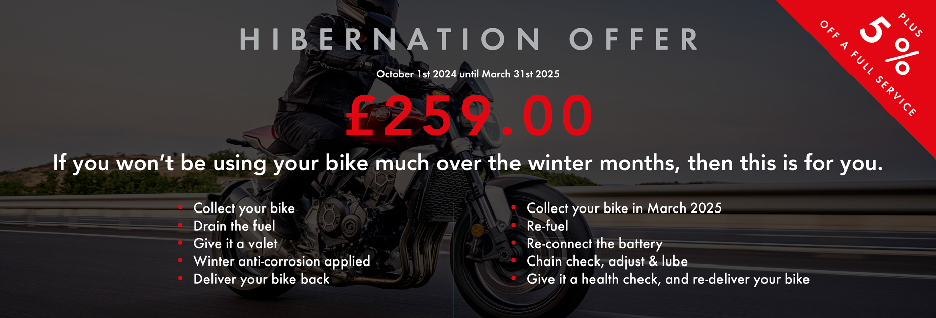 Honda Bike Offers, Bike Servicing, Honda Bournemouth, Honda Dealership