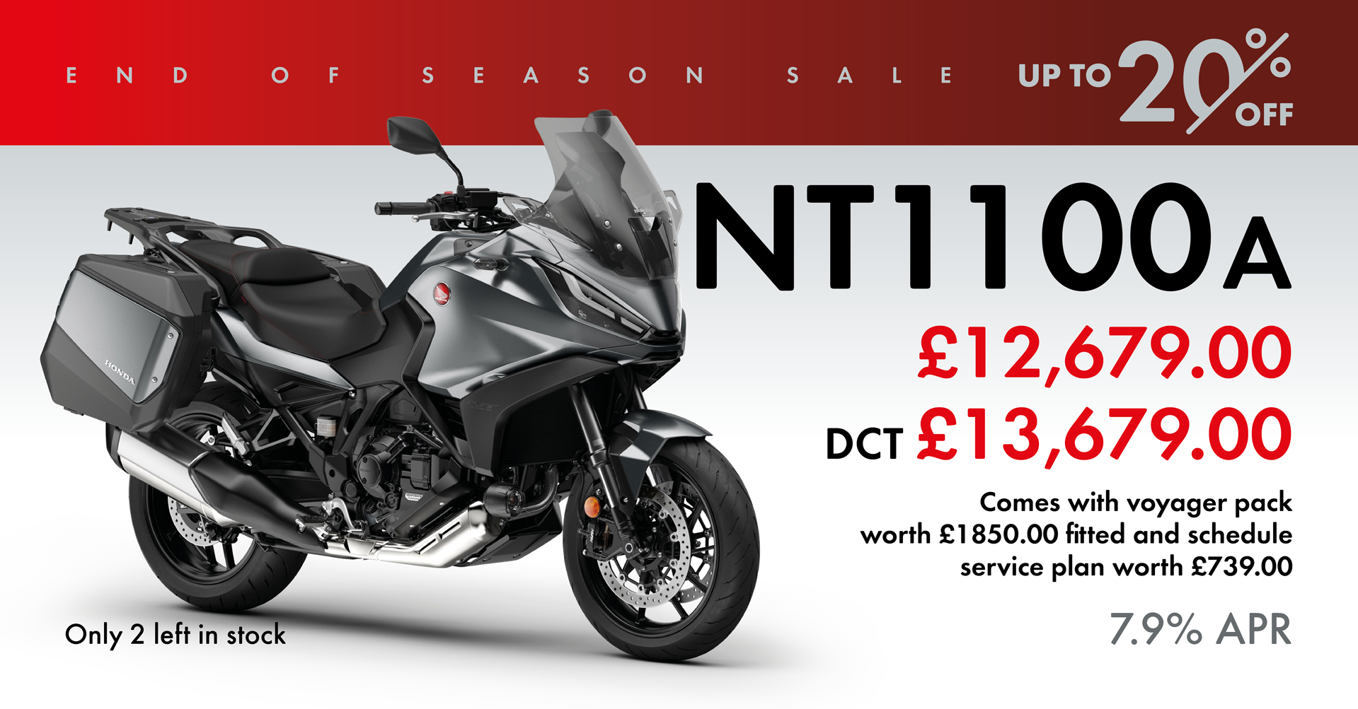 Honda of Bournemouth End of Season Sale New Honda Bikes